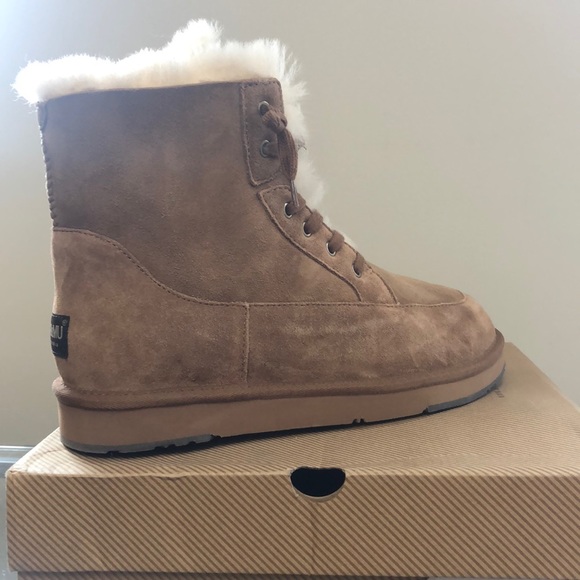 AU&MU CHESTNUT MENS 12 BOOTS